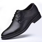 Men’s Formal Dress Shoes – Classic PU Leather Oxford Style for Business & Casual Wear