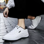 Men’s Orthopedic Comfort Leather Sneakers – Casual Supportive PU Walking Shoes 2024