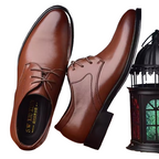 Men’s Formal Dress Shoes – Classic PU Leather Oxford Style for Business & Casual Wear