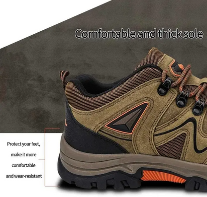 Men's Lightweight Breathable Orthopedic Hiking Shoes – Comfortable Trekking & Work Footwear for All Seasons
