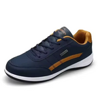 Men’s Orthopedic Comfort Leather Sneakers – Casual Supportive PU Walking Shoes 2024