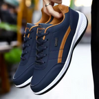 Men’s Orthopedic Comfort Leather Sneakers – Casual Supportive PU Walking Shoes 2024