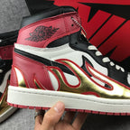Air Jordan 1 Fire Bred Black Toe Limited AJ1