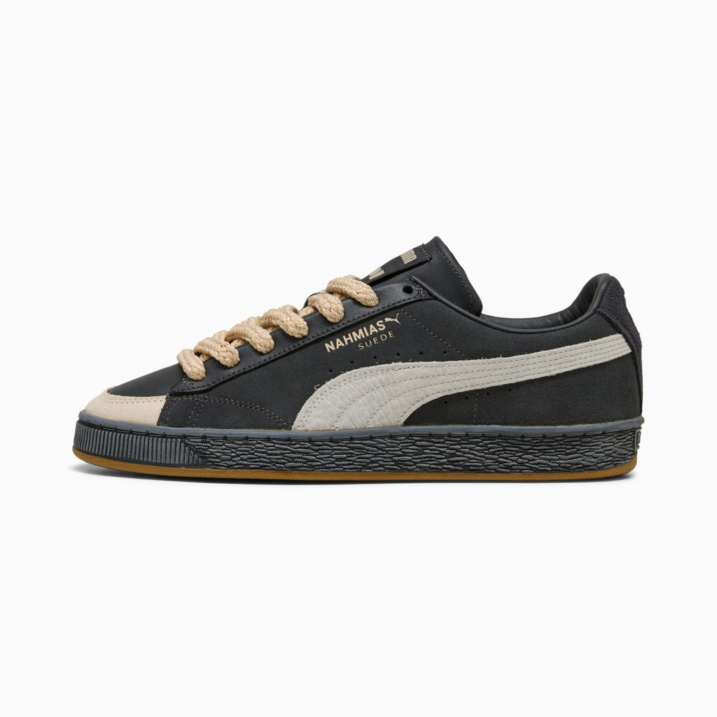Suede Vintage Black Sneakers