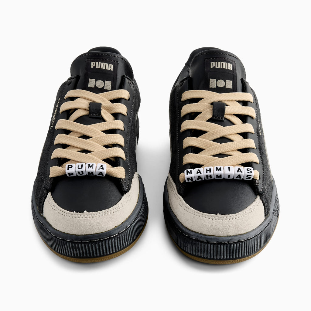 Suede Vintage Black Sneakers