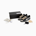 Suede Vintage Black Sneakers