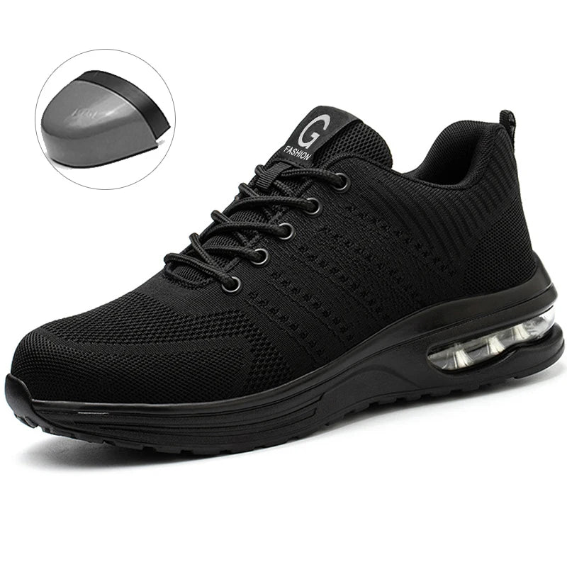 Steel Toe Safety Work Shoes for Men & Women – Anti-Smash, Anti-Puncture, Air Cushion