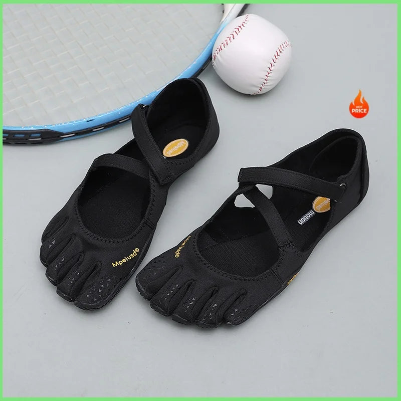 Women's Five Toe Barefoot Shoes – Minimalist Flats for Hiking, Yoga, Gym & Casual Wear