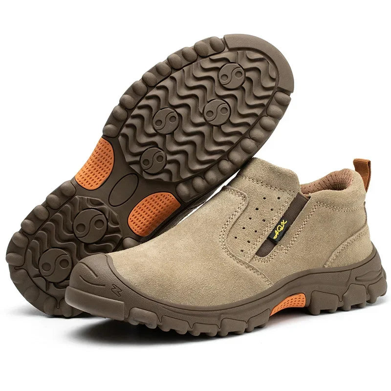 Men's Steel Toe Safety Work Shoes – Anti-Impact, Anti-Puncture, Insulated Welder Shoes