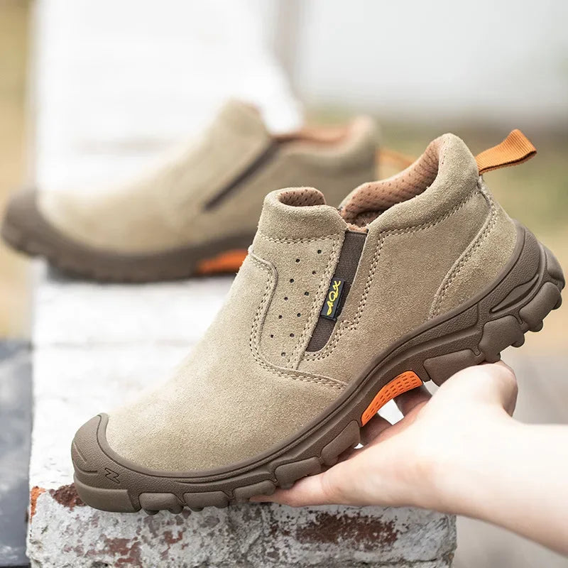 Men's Steel Toe Safety Work Shoes – Anti-Impact, Anti-Puncture, Insulated Welder Shoes