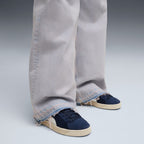 Suede Crochet Sneakers