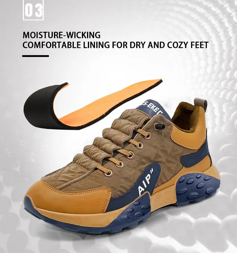 Men’s Orthopedic Comfort Sneakers – Breathable Casual Walking Shoes with Support (Sizes 6–11.5)