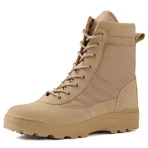 Men’s Tactical Combat Boots – Military Desert Ankle Boots for Hiking & Outdoor