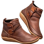 Men’s Lace-Up Work Hiking Boots – Durable PU Leather Outdoor Coffee Brown Boots