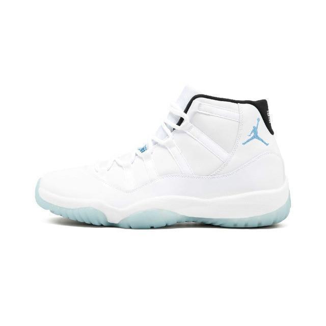 Men's Jordan 11 Retro Legend Blue Basketball Shoes