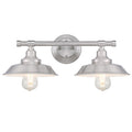 Iron Hill 2 Light 8" Tall Wall Sconce